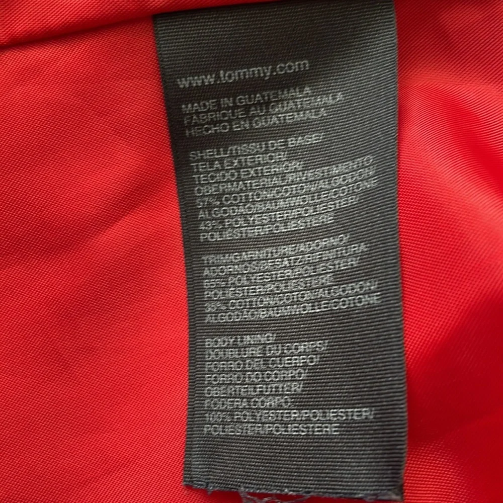Tommy Hilfiger red trench coat - Picture 8 of 9